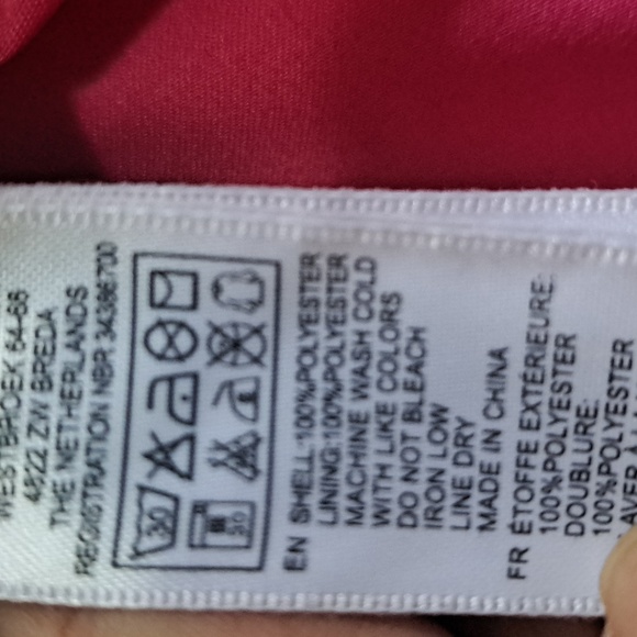 Forever 21 Bright pink,orange fuchsia long sleeve blazer jacket Size 6/S - Picture 11 of 12